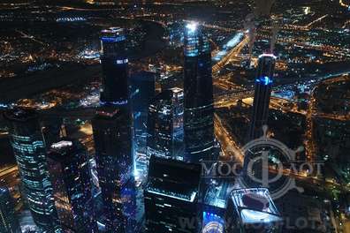 Новый год 2020 на крыше небоскреба Москва-сити "ОКО"