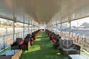 Речная прогулка на панорамном теплоходе "Ривер Палас" с просмотром салюта Победы и ужином на борту