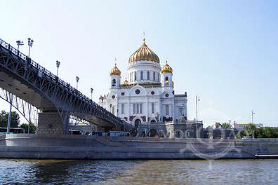 Речная прогулка по центру Москвы от Храма Христа Спасителя маршрут Центральный №5