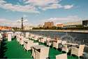 Речная прогулка в День города на теплоходе "Ривер Лаунж" по центру Москвы с ужином