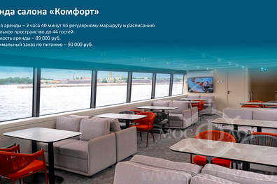 Электроход «Срельна» — Первый премиум-класс на Москве-реке Электроход «Стрельна»