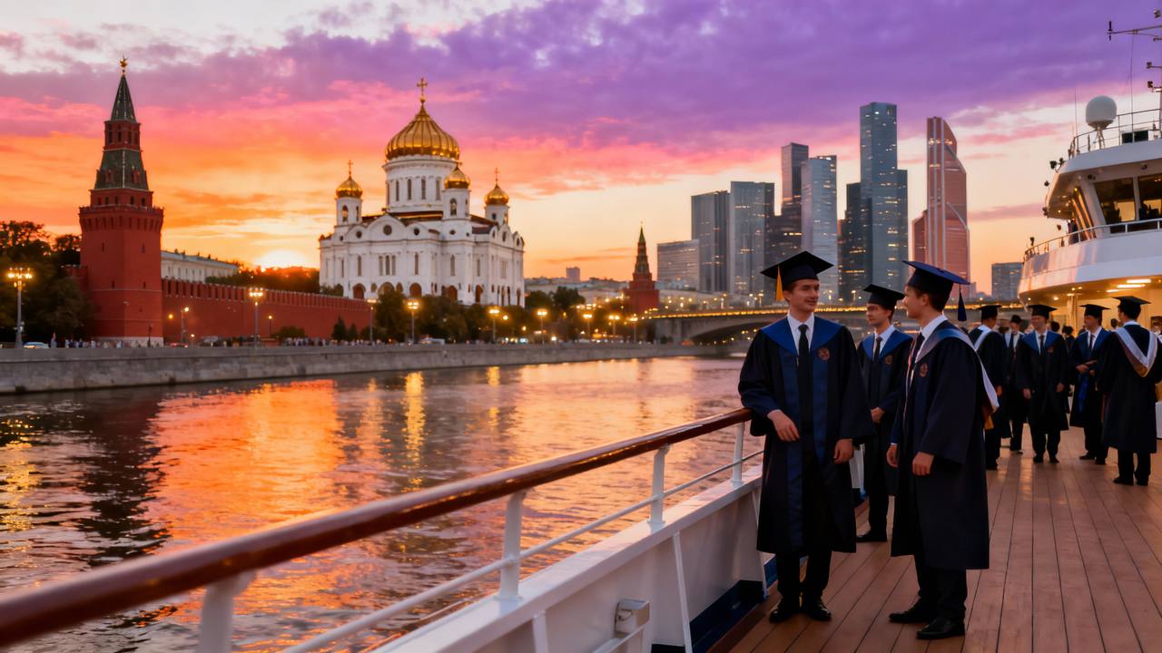 Выпускной вечер на теплоходе Премиум-класса Легенда
