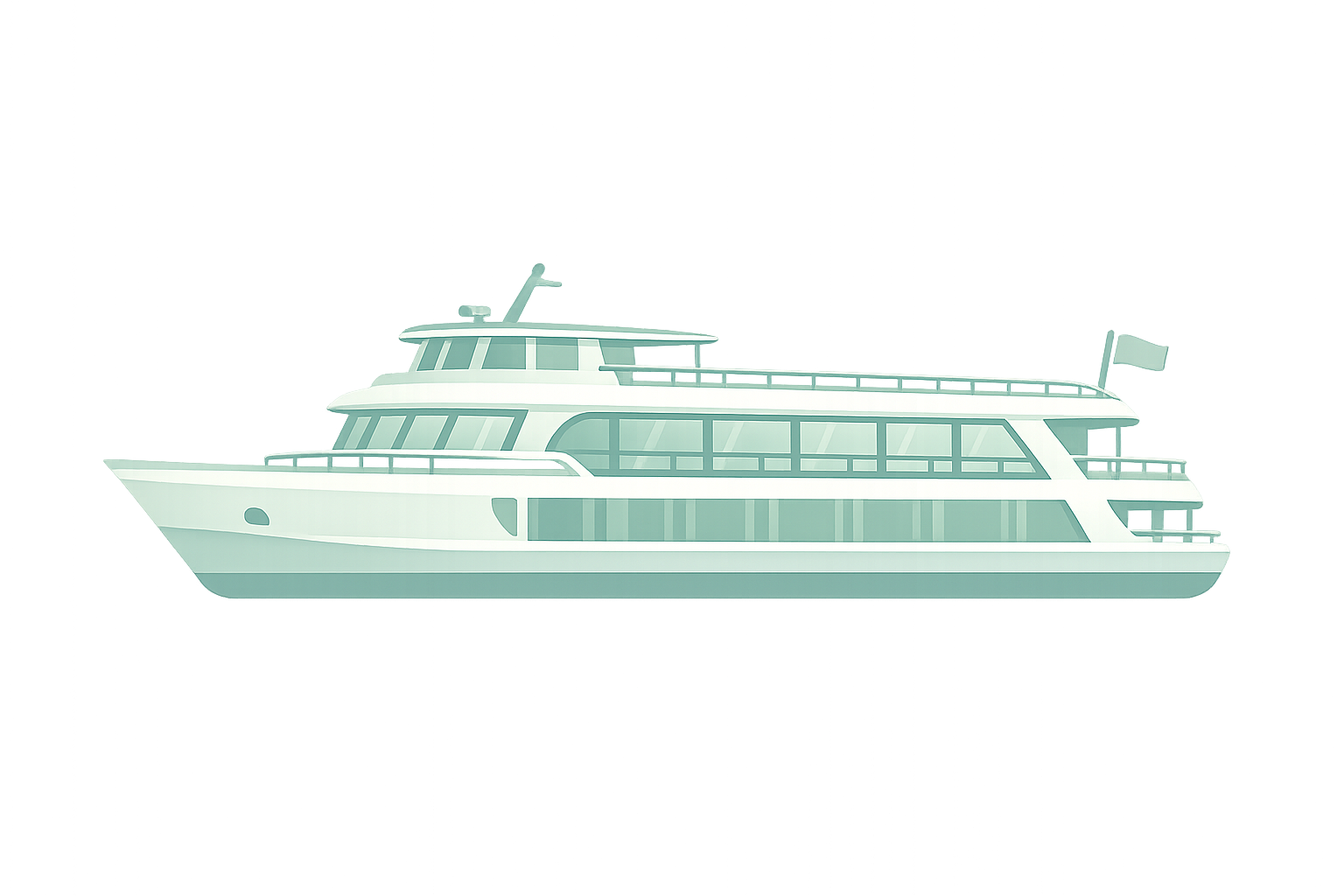 Средние теплоходы до 100 персон