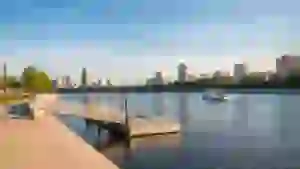 Причал Кленовый бульвар на Нагатинской набережной в Москве