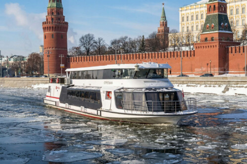 Вечерняя прогулка на электроходе «Стрельна» от причала Китай-город