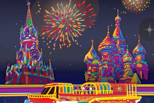 Прогулка с просмотром городского салюта* 9 мая на панорамном теплоходе «Москва Ривер»