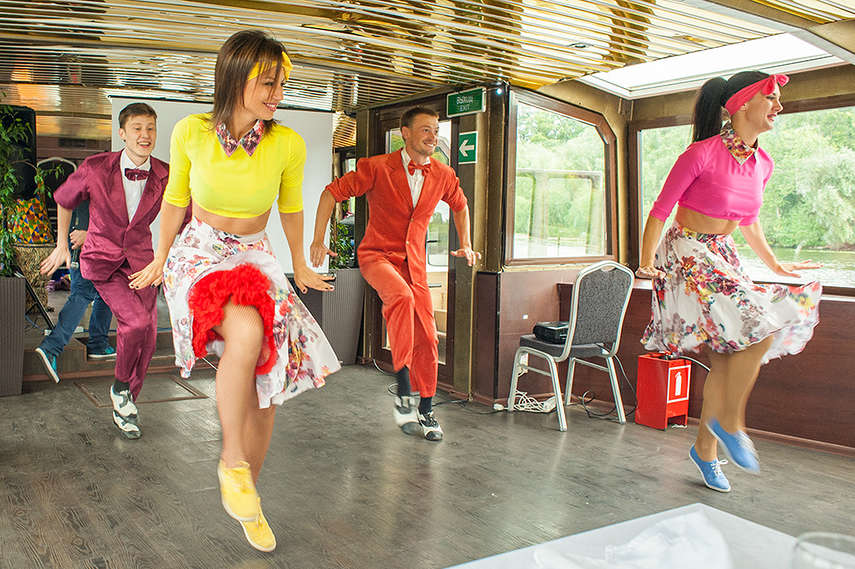 Праздник на теплоходе в Москве