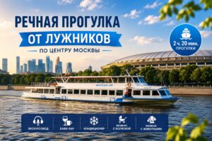 Речной трамвайчик от Лужников