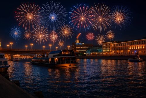 День города Москвы на теплоходе «Жемчужина» с ужином и музыкой