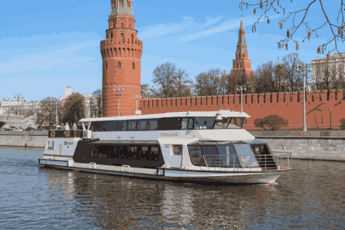 Прогулка на электроходе «Стрельна» от Китай-города с рестораном