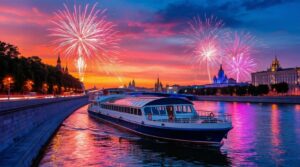 Концерт «Дискотека 80-90-х Русские хиты» на теплоходе РИО4 — с просмотром праздничного фейерверка
